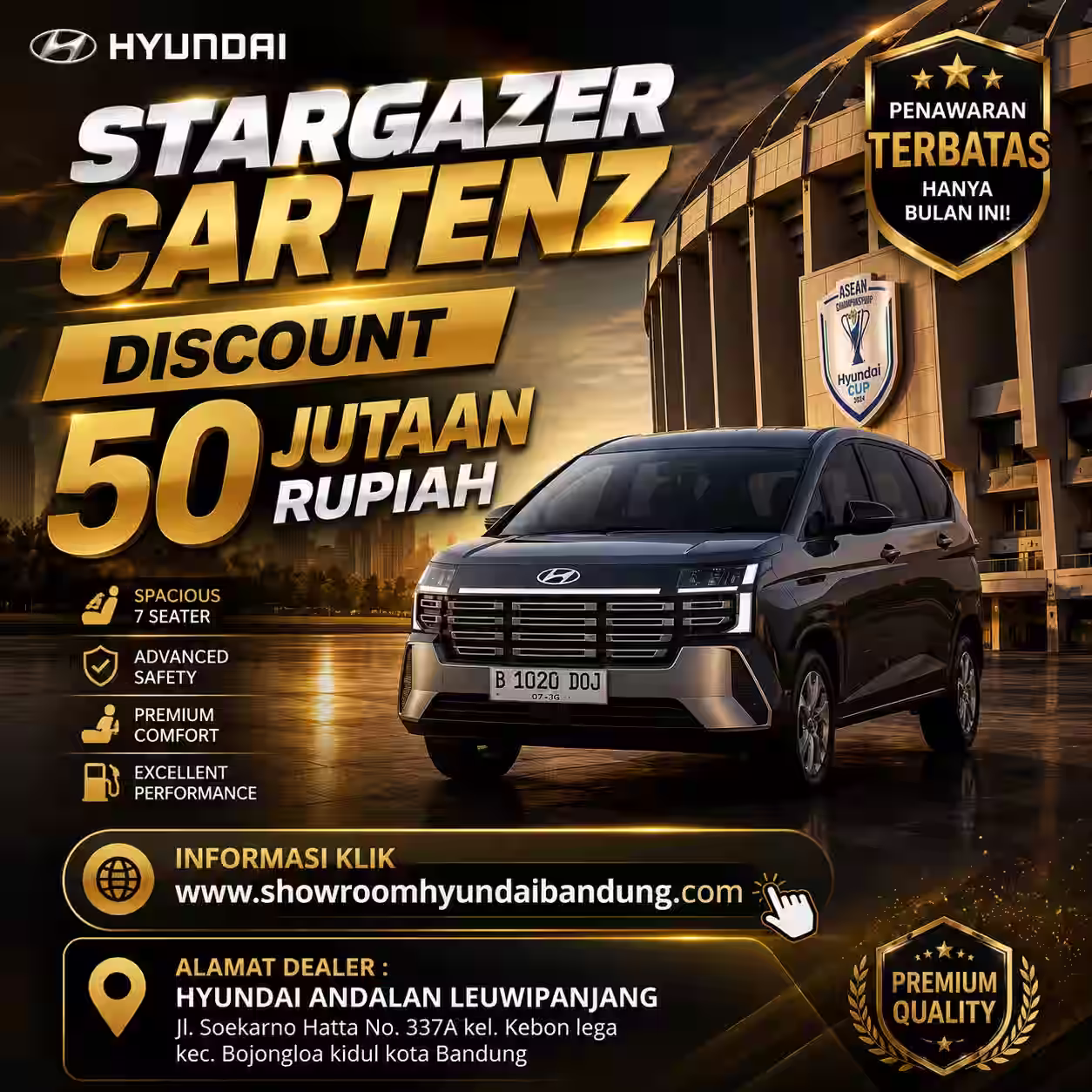 Promo Mobil Hyundai Type H Cartenz Bandung