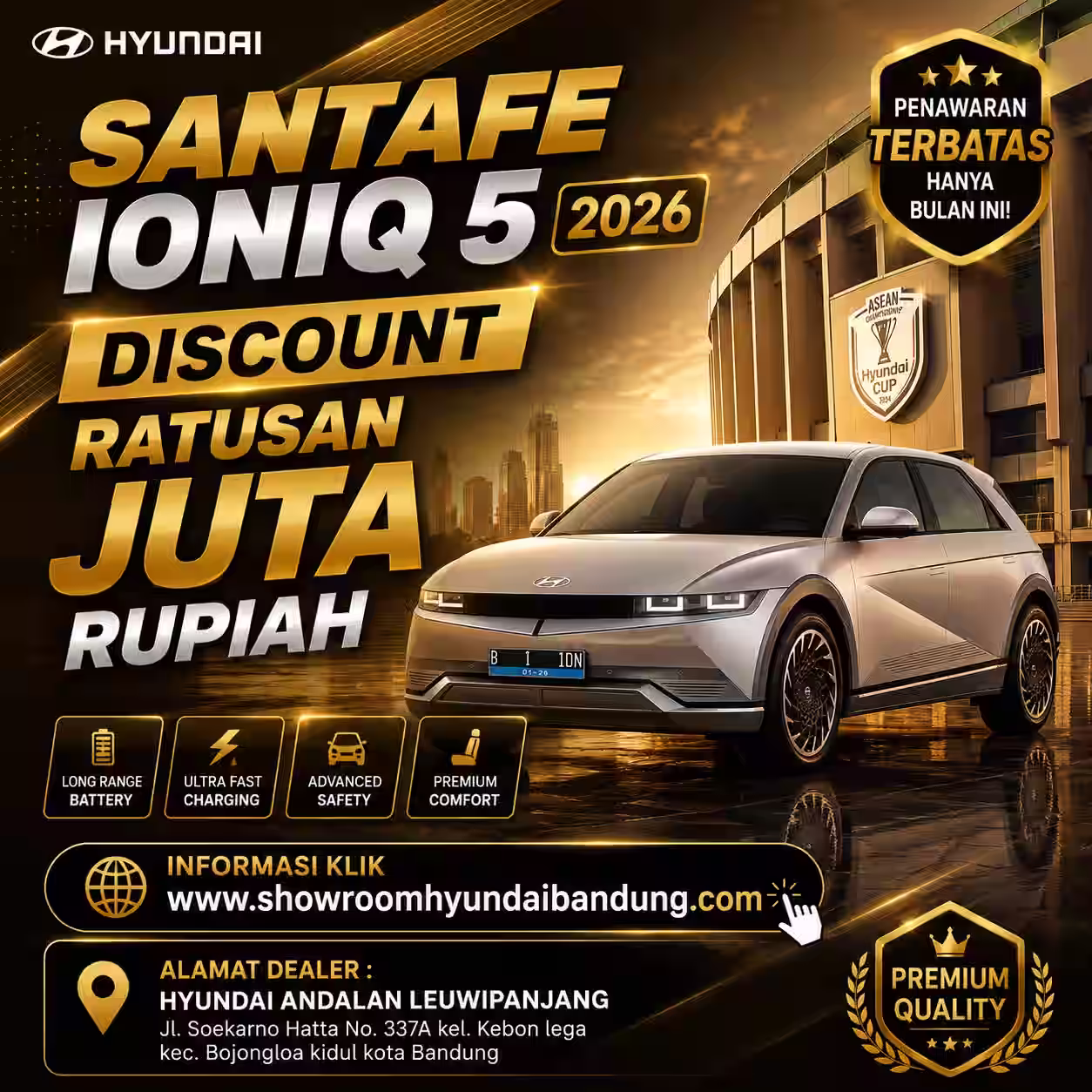 Promo Mobil Hyundai Type H Ioniq 5 Bandung