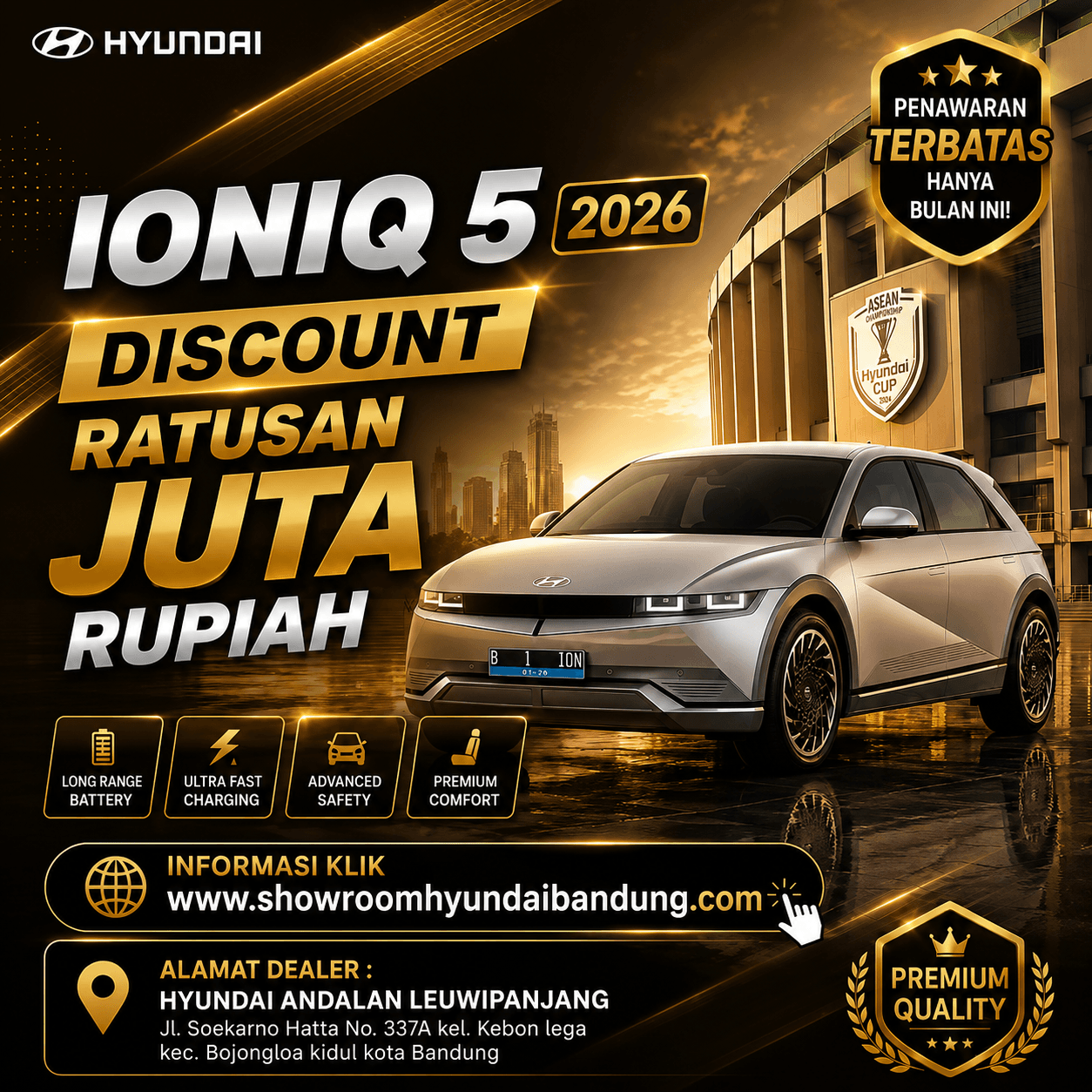 Promo Mobil Hyundai Type H Ioniq 5 Bandung